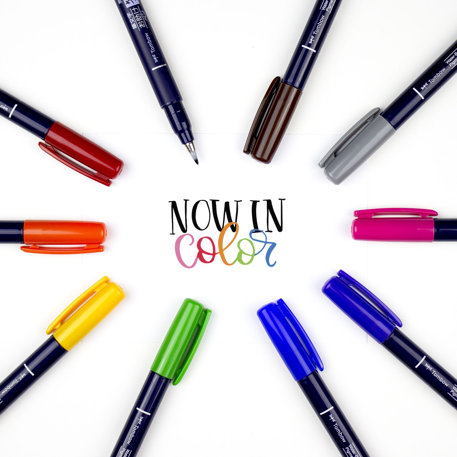 Tombow Fudenosuke Color Markers