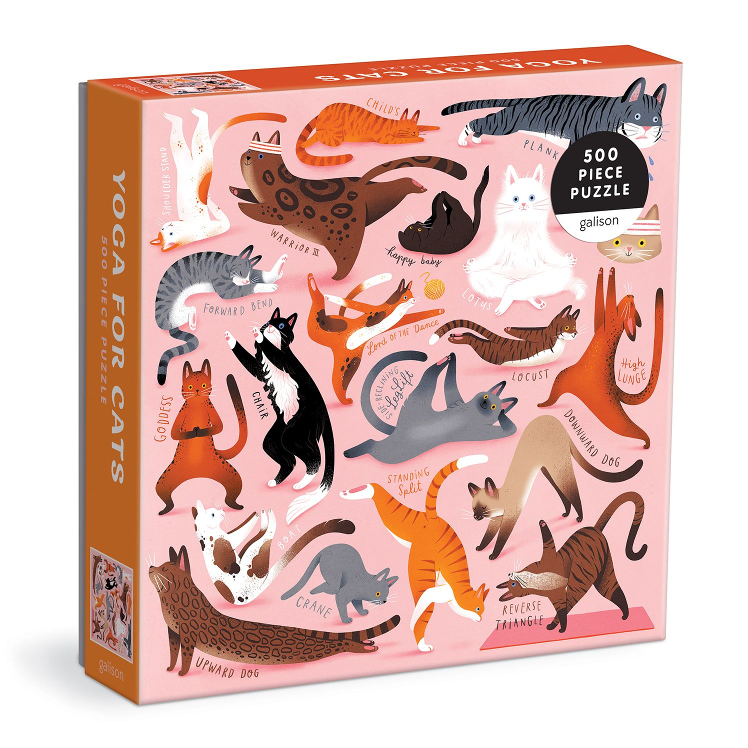 Yoga for Cats: 500 Piece Puzzle