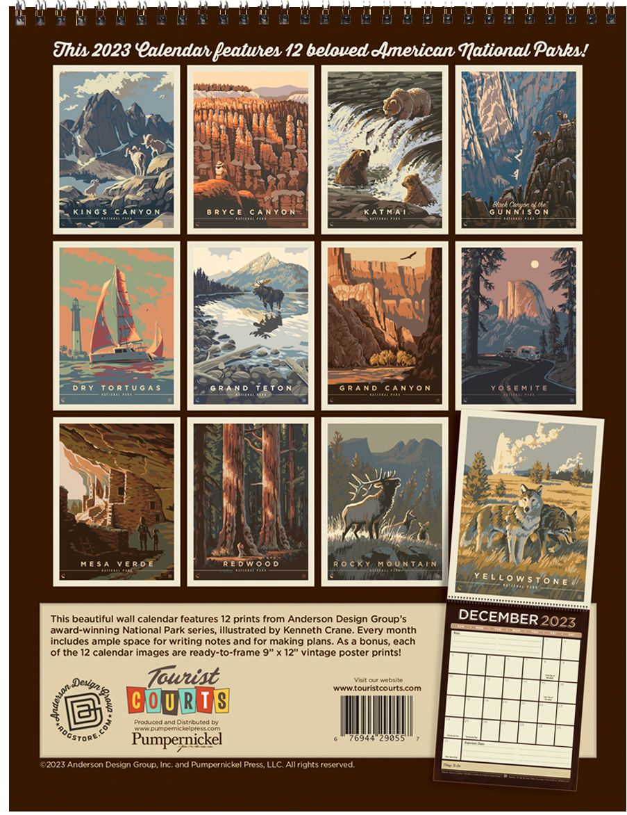 2025 Kenneth Crane National Parks Calendar