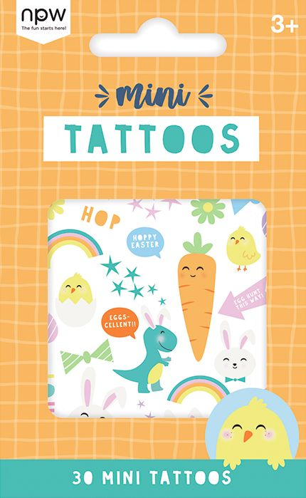 Mini Easter Temporary Tattoos