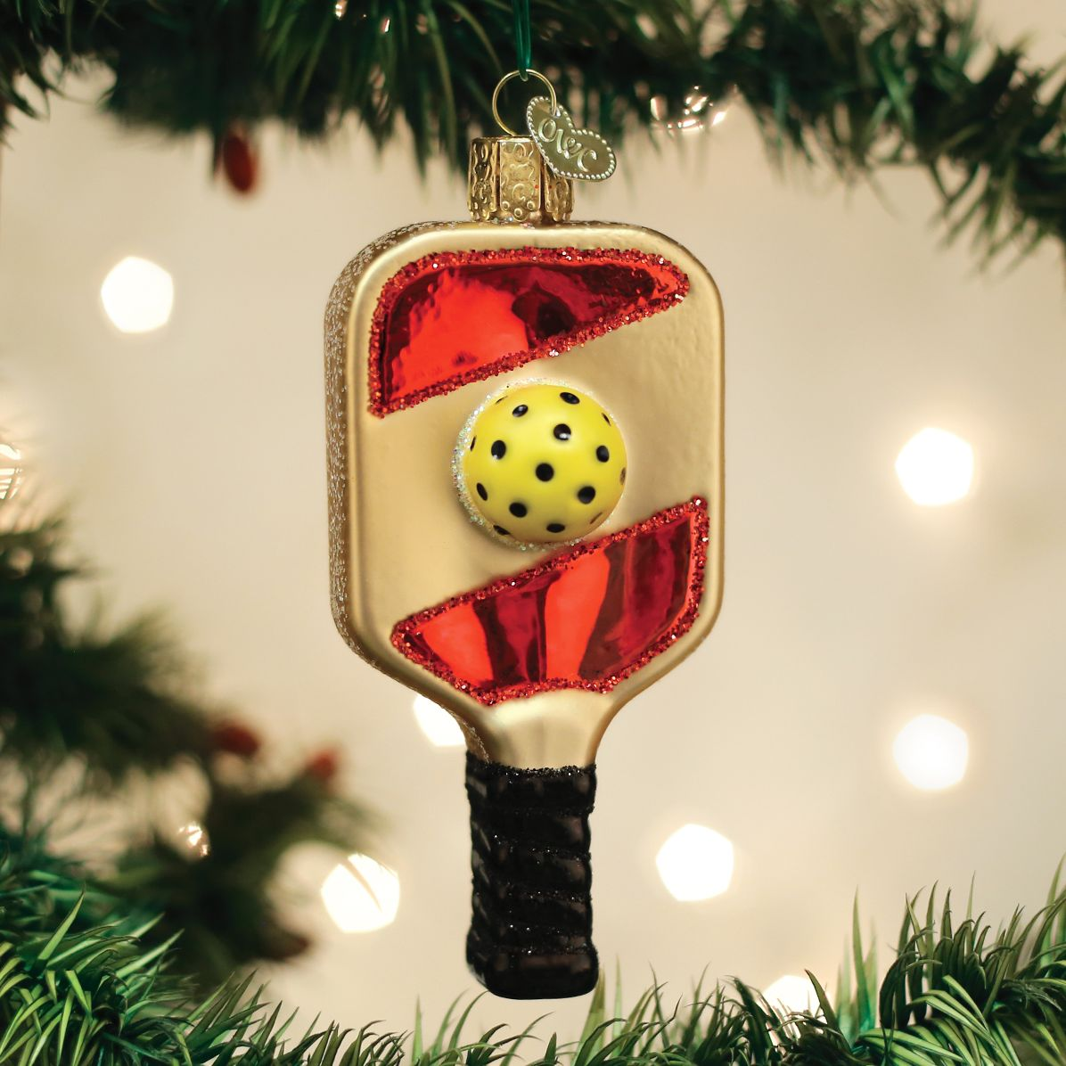 Pickleball Paddle Ornament