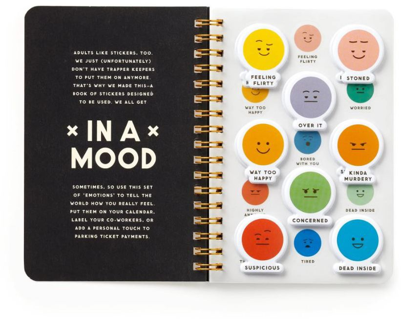 In A Mood Sticker Book