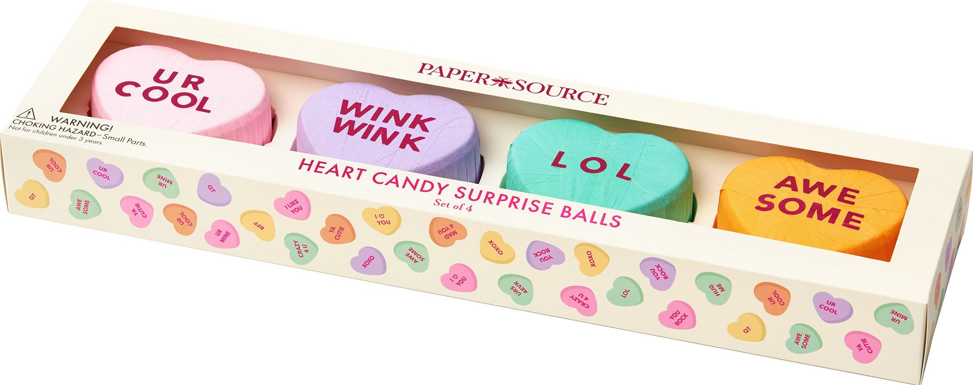 Heart Candy Surprise Balls S/4