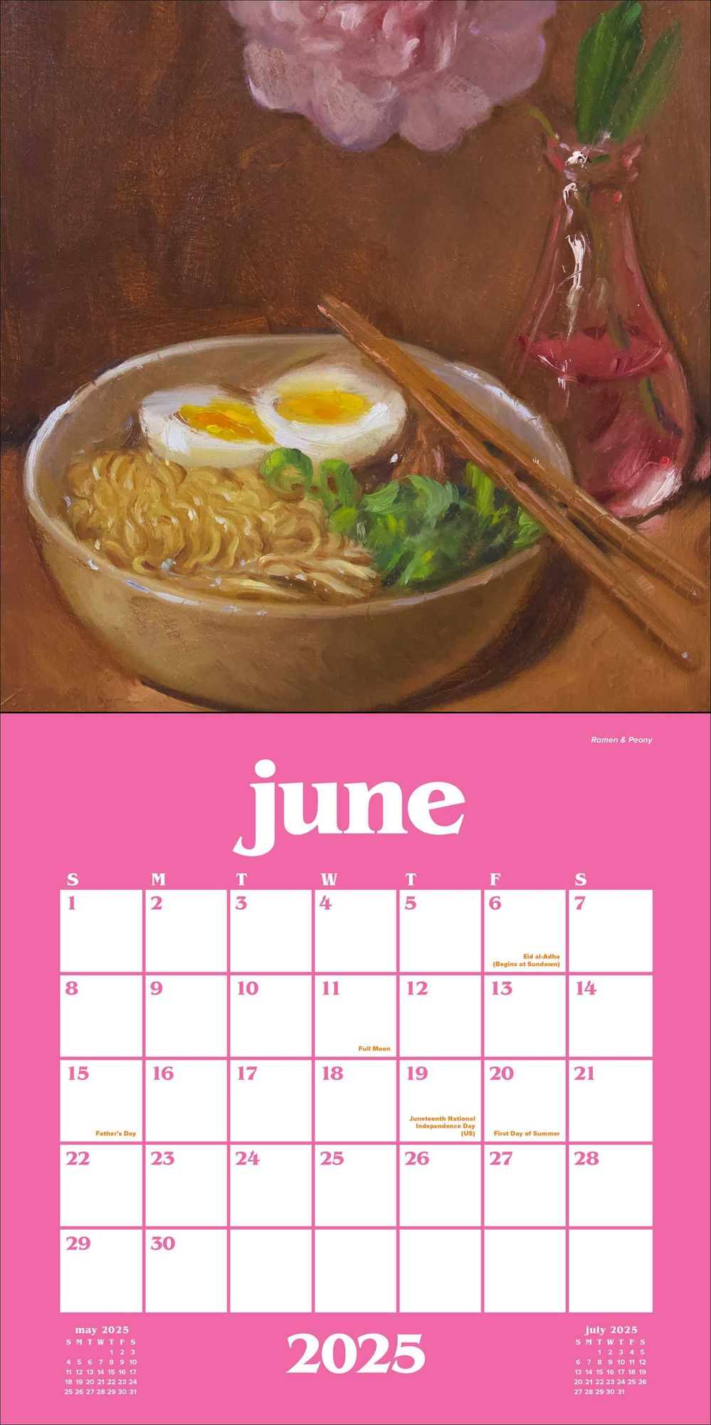 2025 Good Enough To Eat Wall Calendar