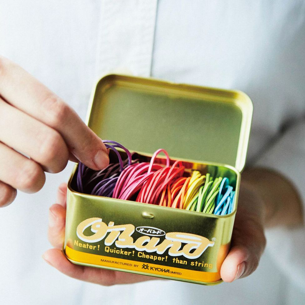 gold tin, 8-color mix, 30 grams of rubber bands