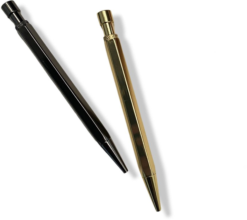 Retractable Platinum Brass Pen