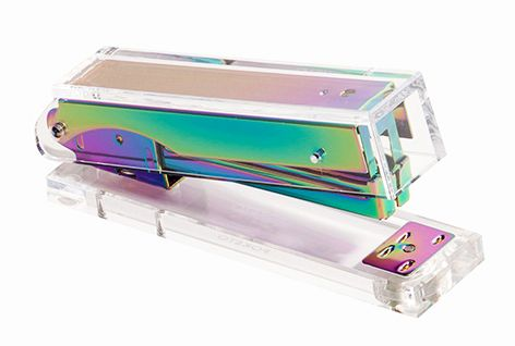 Poketo Acrylic Stapler in Iridescent