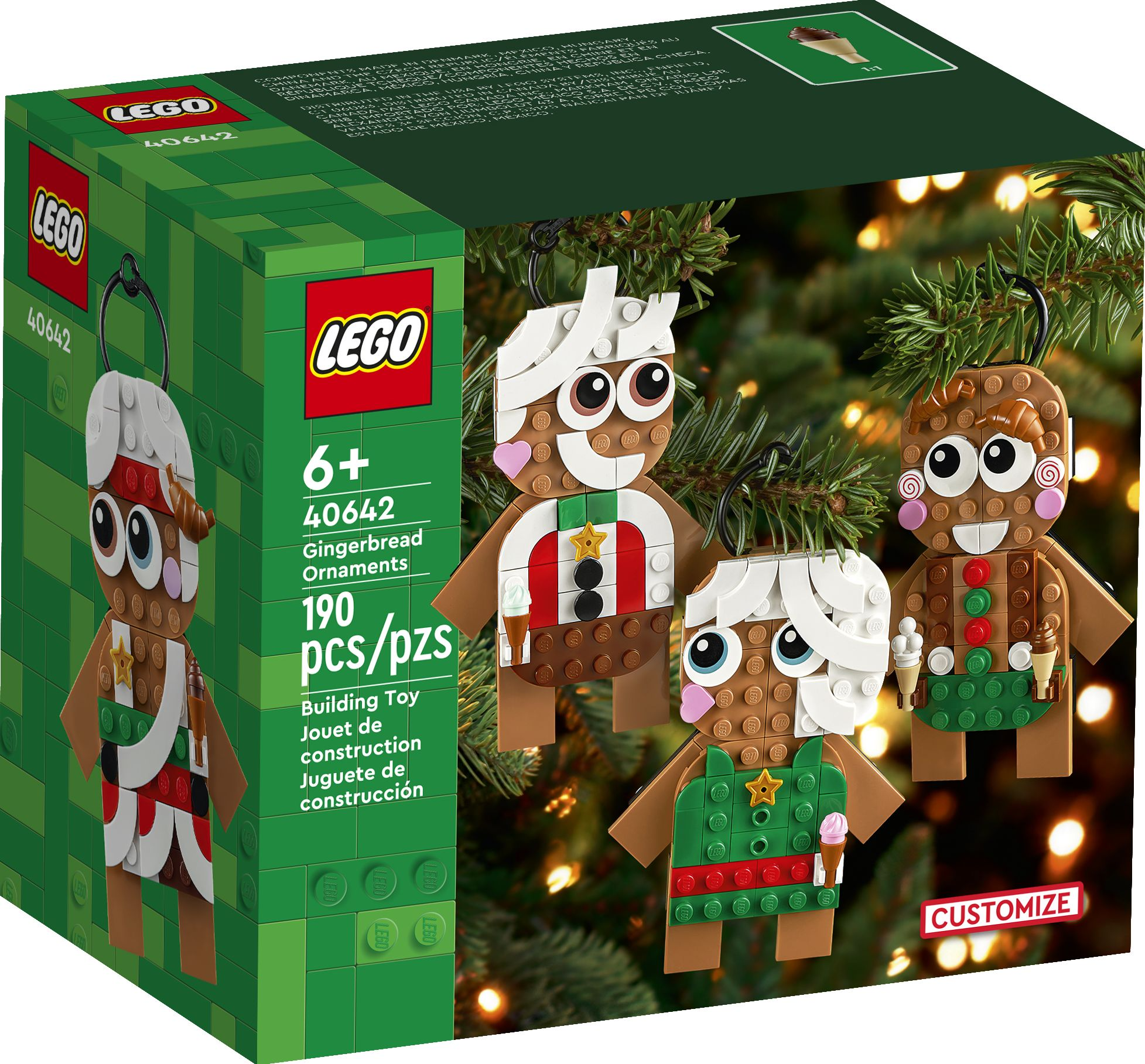 LEGO® Iconic Gingerbread Ornaments 40642 (Retiring Soon)