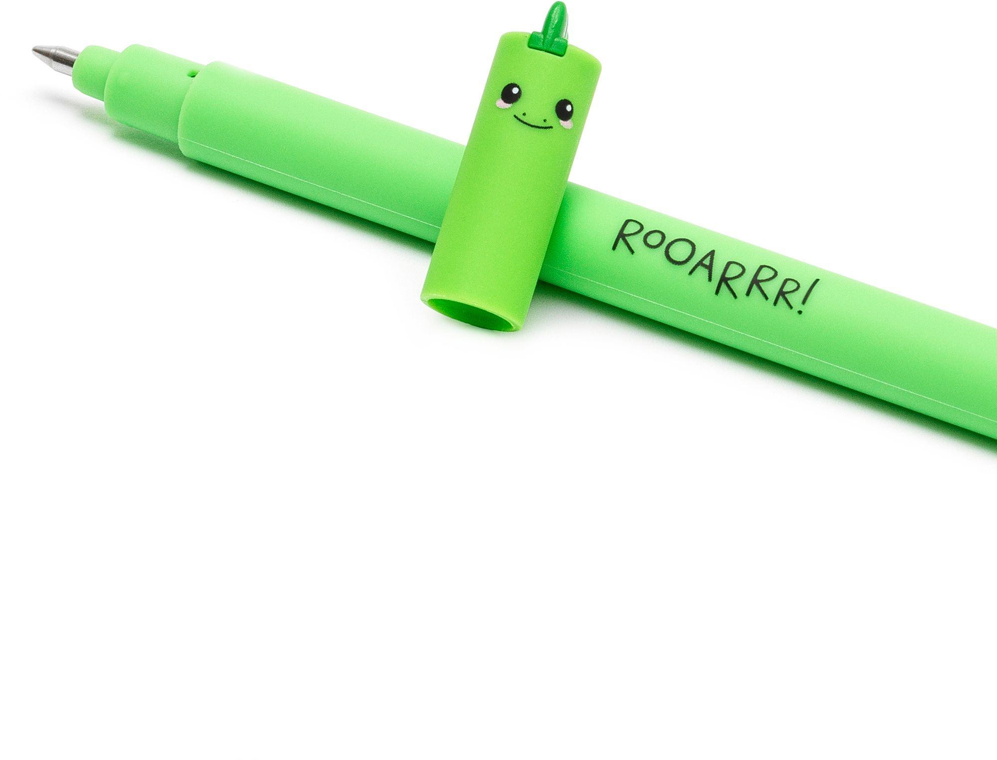 Dino Erasable Gel Pen - Green Ink