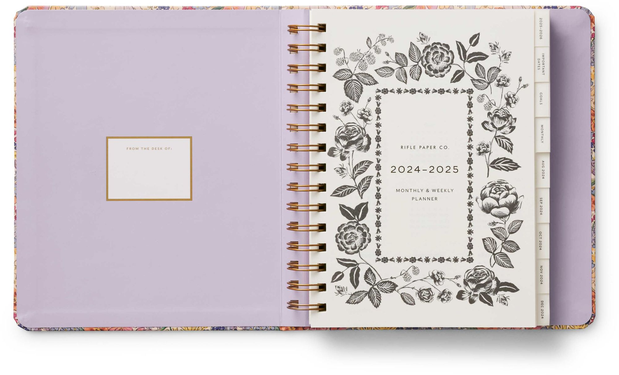 2025 Rifle Mimi Mini 17-Month Covered Spiral Planner