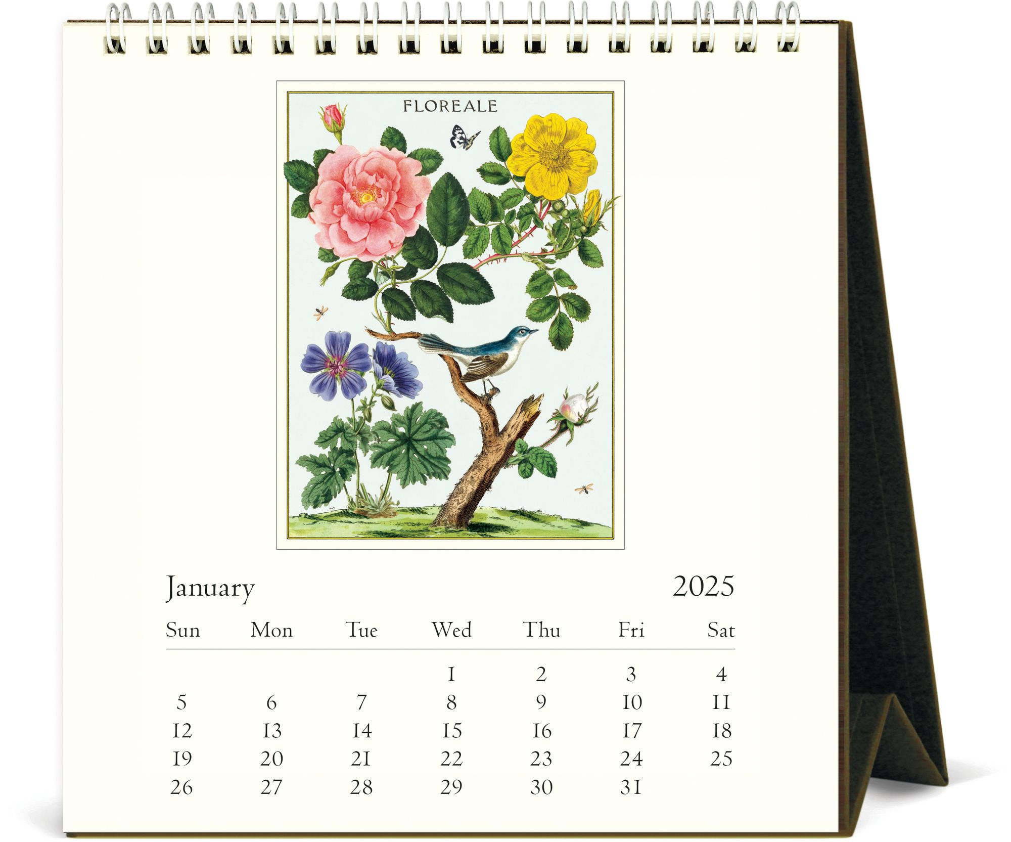 2025 Floreale Desk Calendar