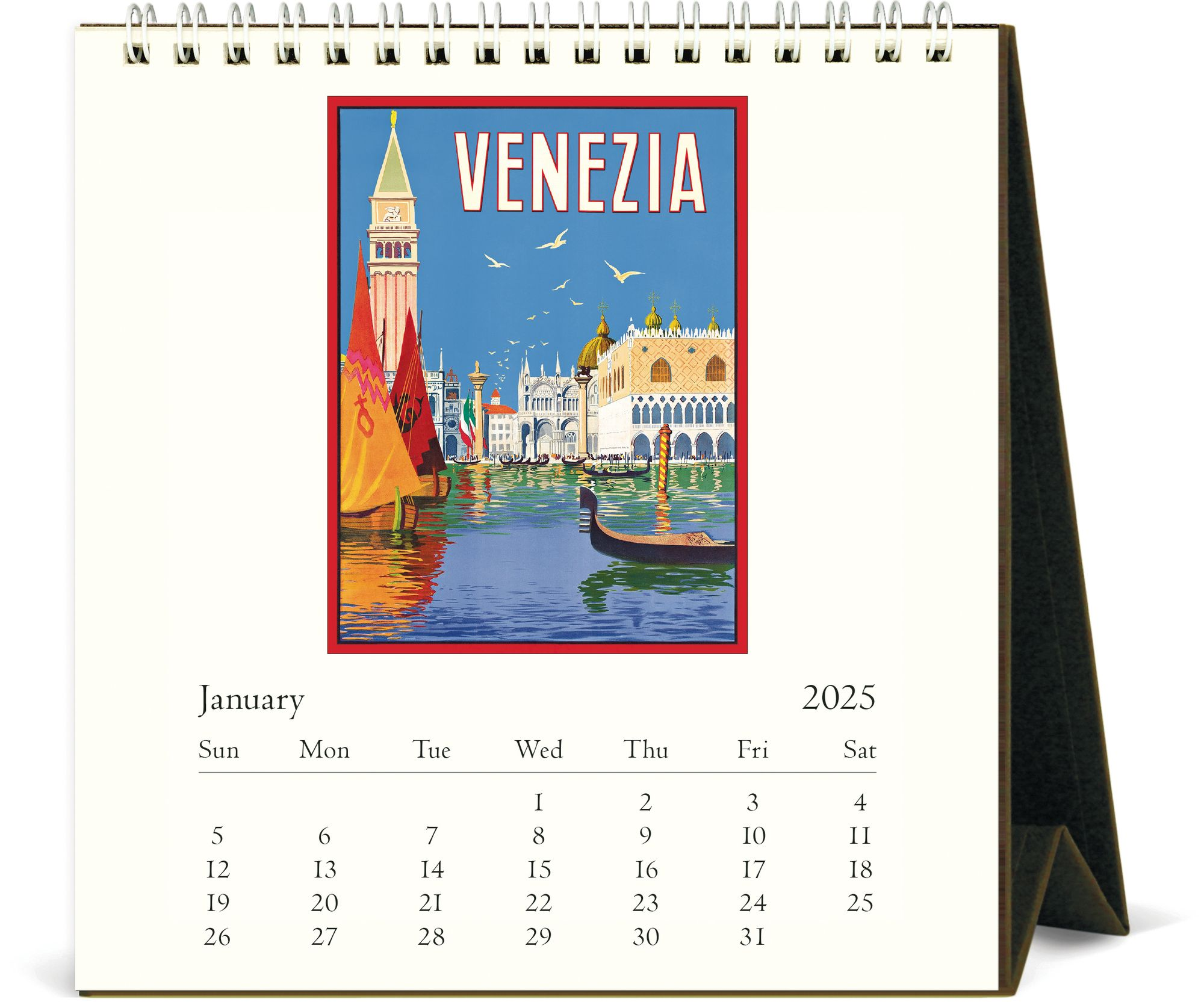 2025 Italia Desk Calendar