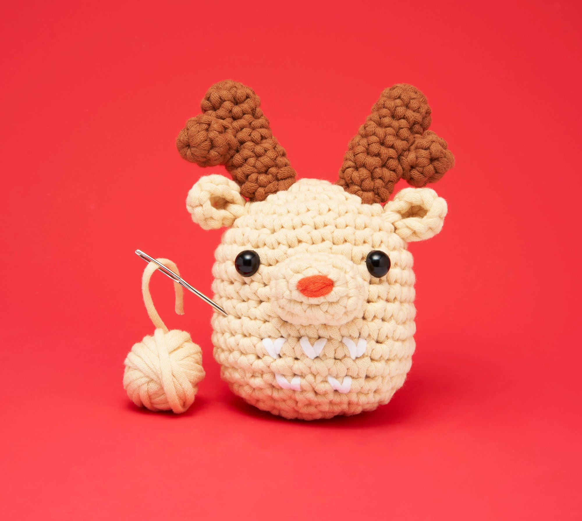 Ralph the Reindeer, The Woobles Beginner Crochet Kit