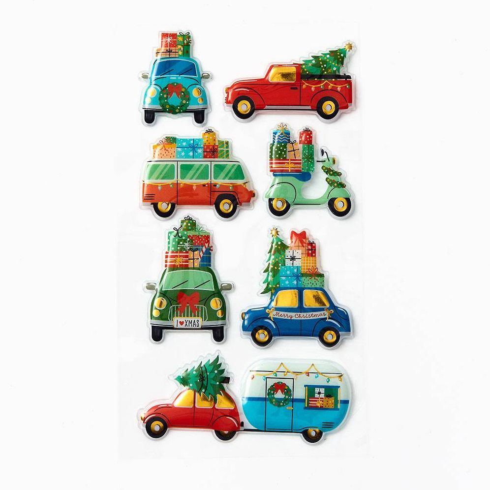 Holiday Cars Stickers