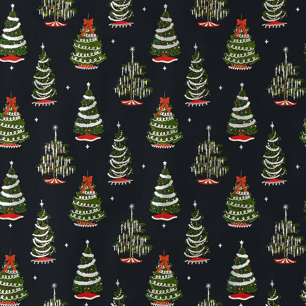 Tinsel Tree Stone Wrapping Paper