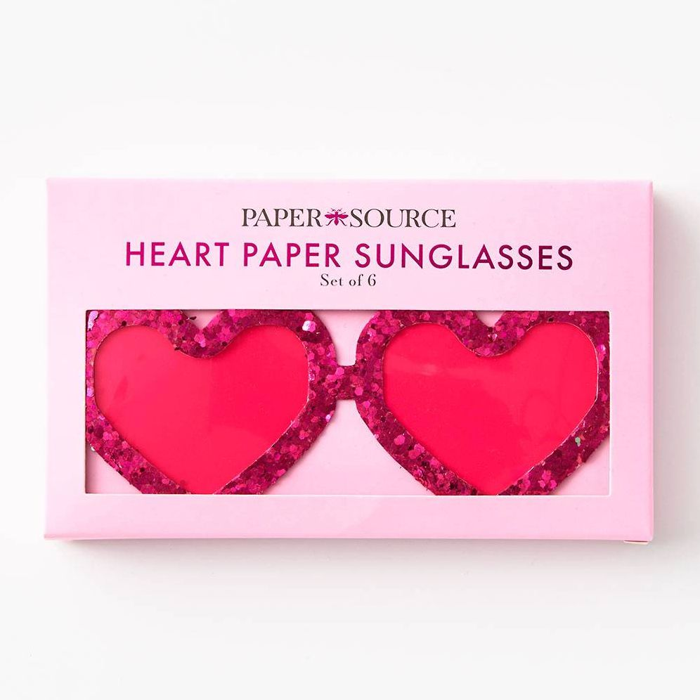 Valentine's Day Heart Paper Sunglasses