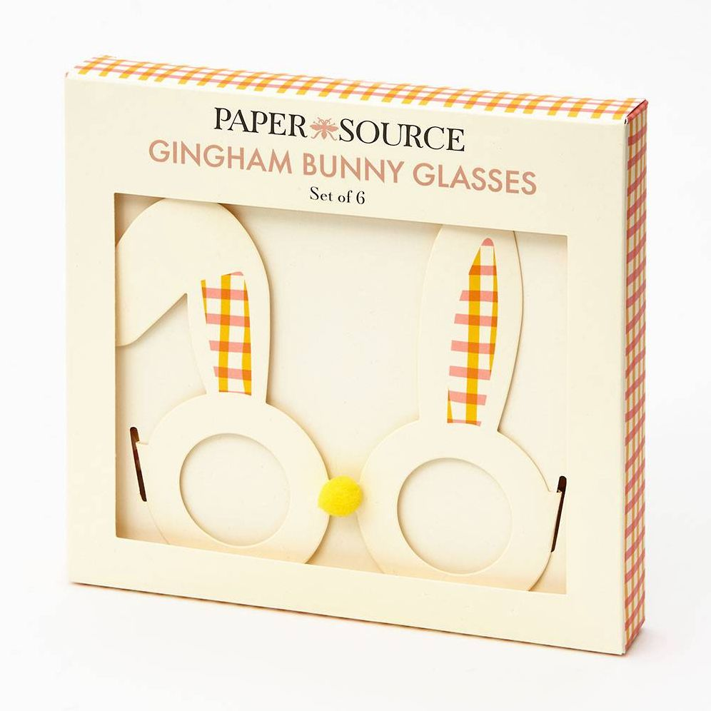 Gingham Bunny Glasses