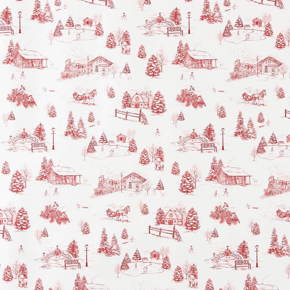 Countryside Christmas Wrapping Paper