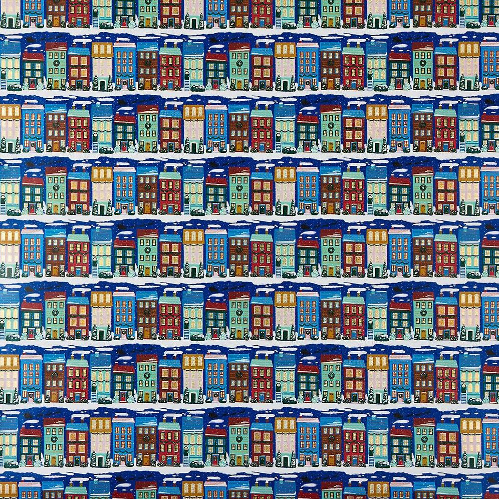 Holiday Houses Wrapping Paper