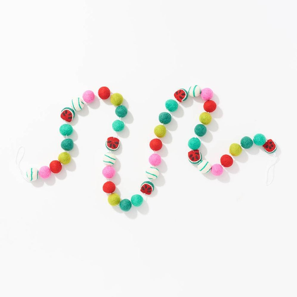 Watermelon Felt Garland