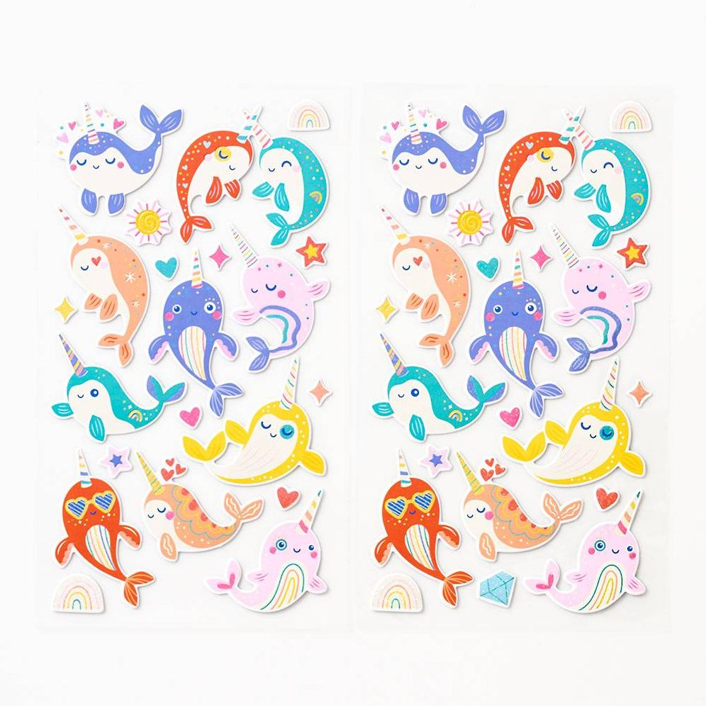 Narwhal Colorful Stickers