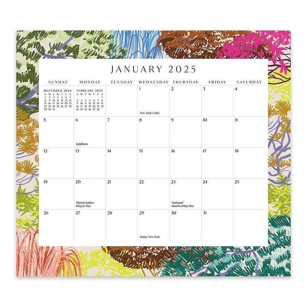 2025 Paper Source Landscapes Monthly Mangetic Calendar