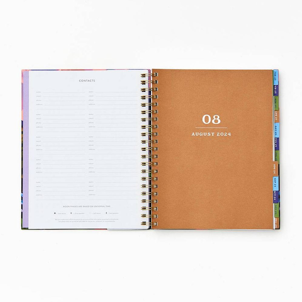 2024-2025 Paper Source Mountain River 2025 17-Month Hardcover Work/Life Balance Weekly Planner