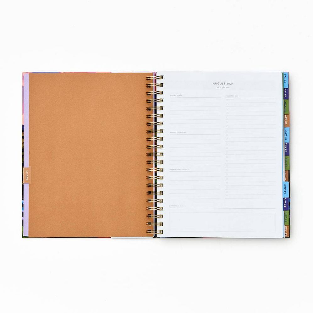 2024-2025 Paper Source Mountain River 2025 17-Month Hardcover Work/Life Balance Weekly Planner