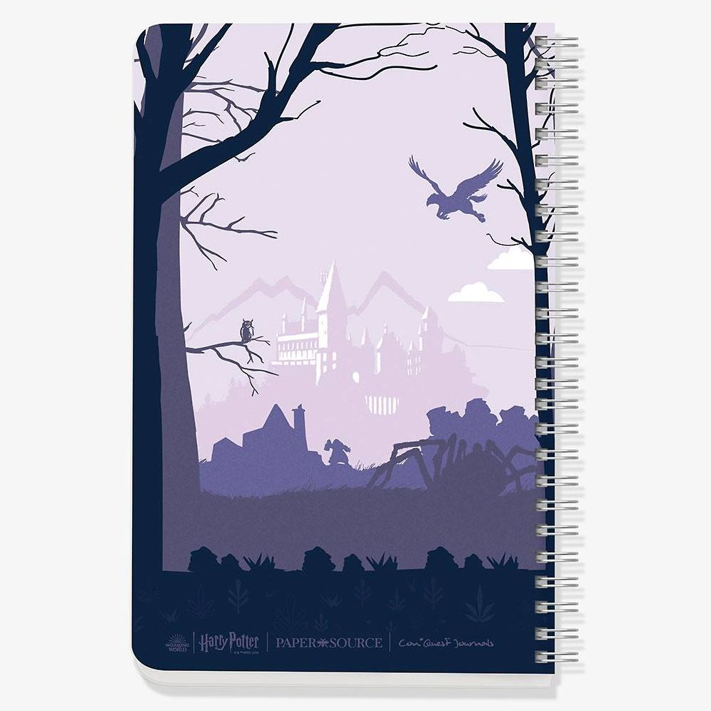 Forbidden Forest Purple Silhouette Harry Potter Custom Journal