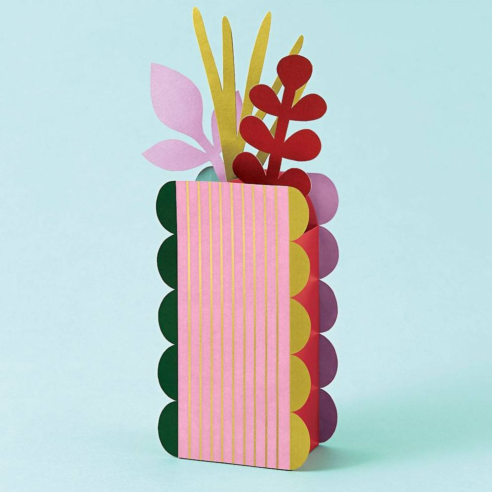 Modern Vase Paper Craft Kit