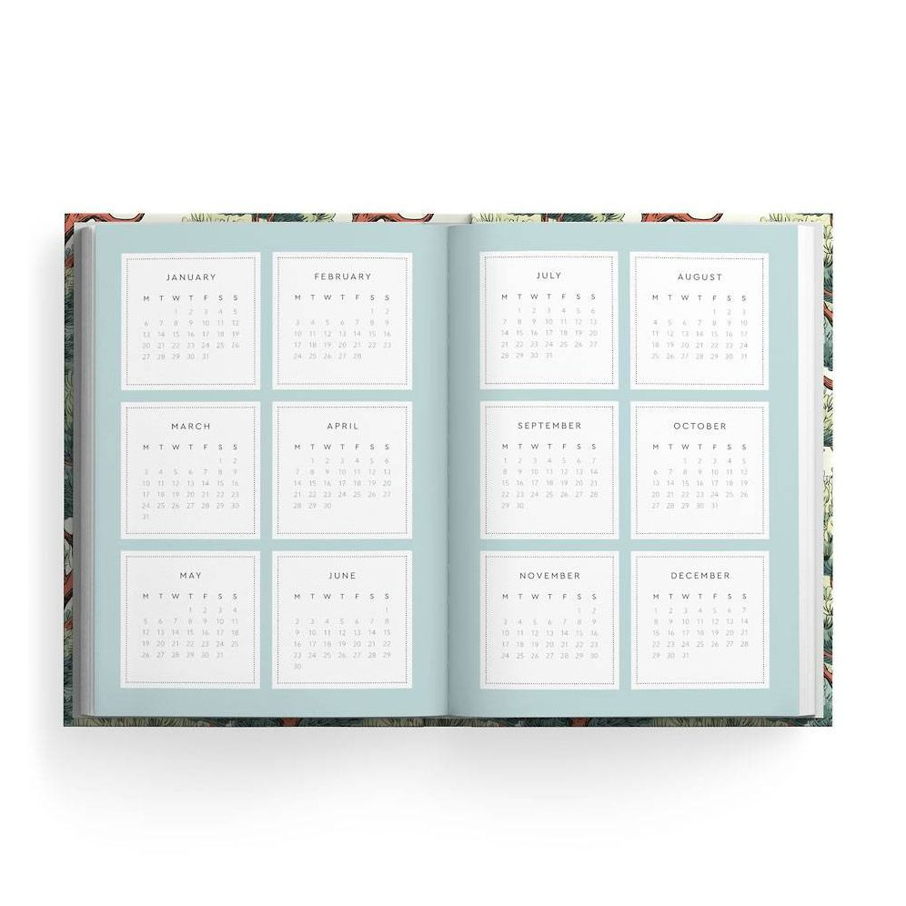 2025 Scalloped Marble Weekly Planner