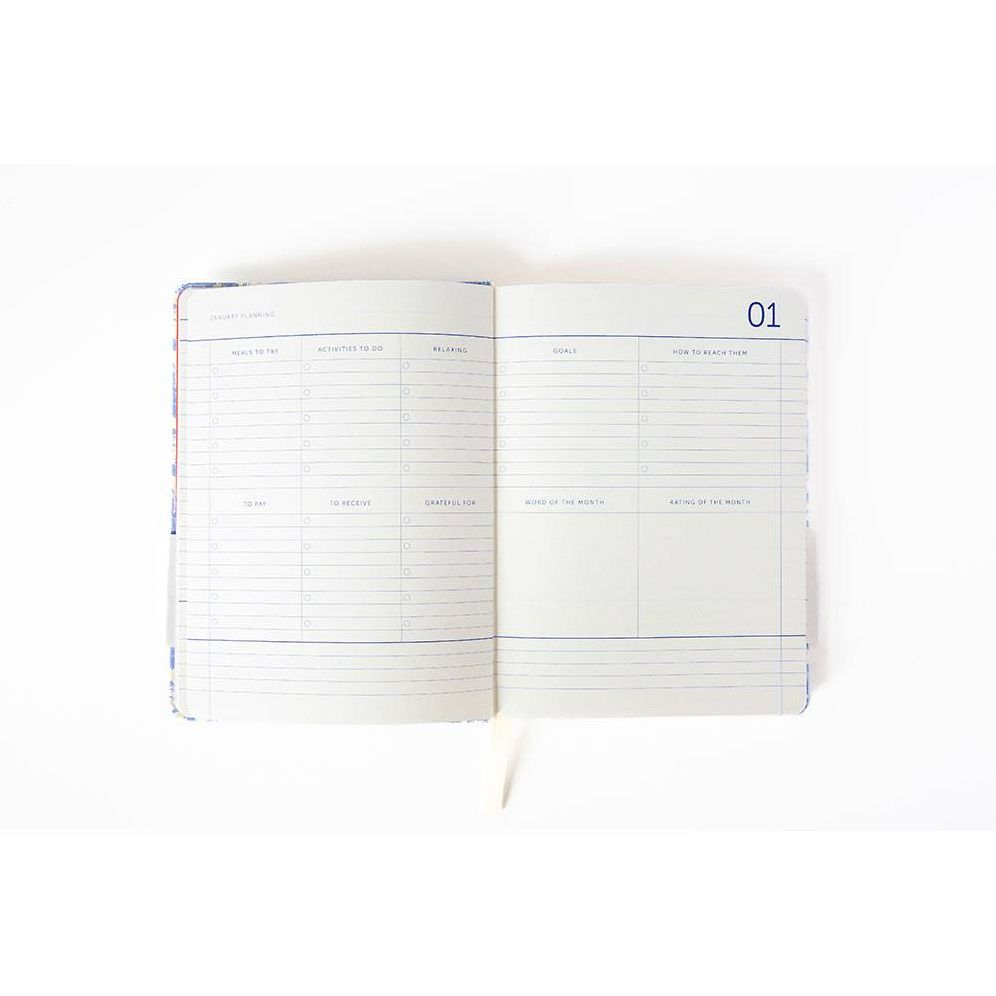 2025 Toile de Jouy Weekly Planner