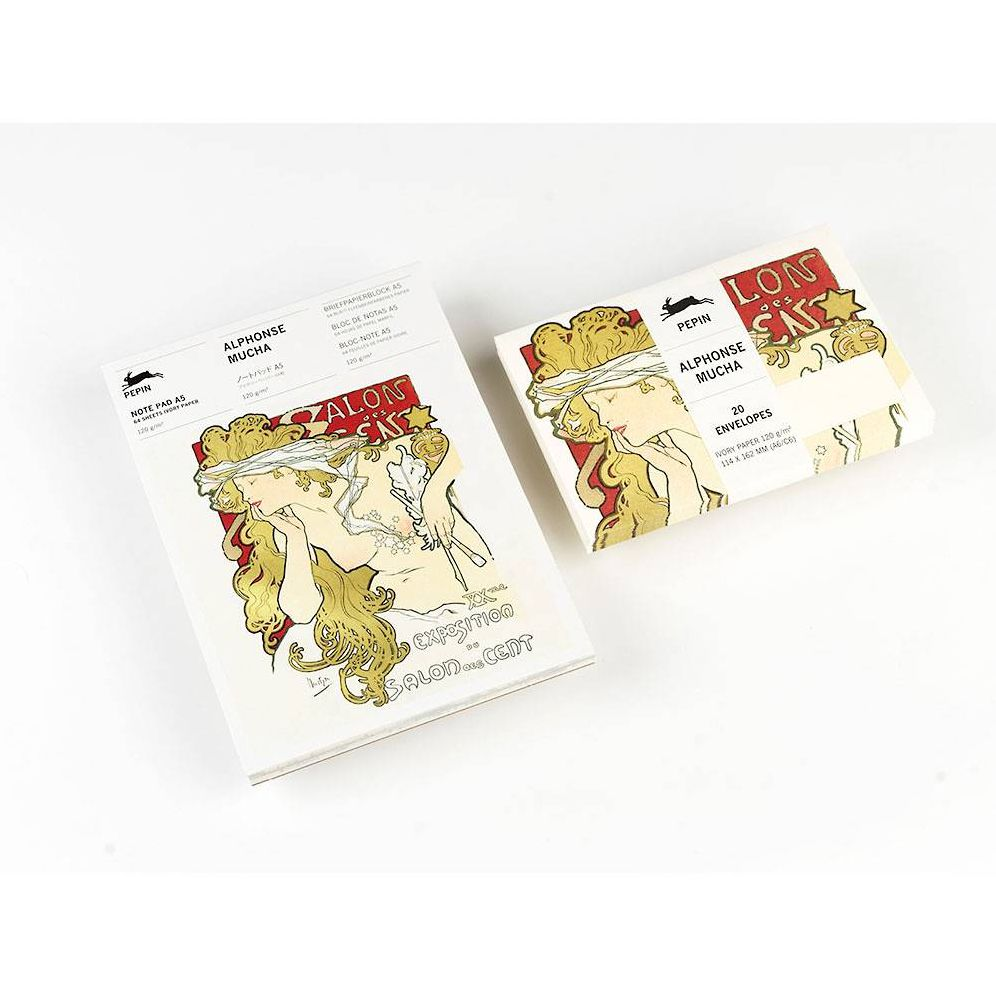 Alphonse Mucha A5 Note Pad