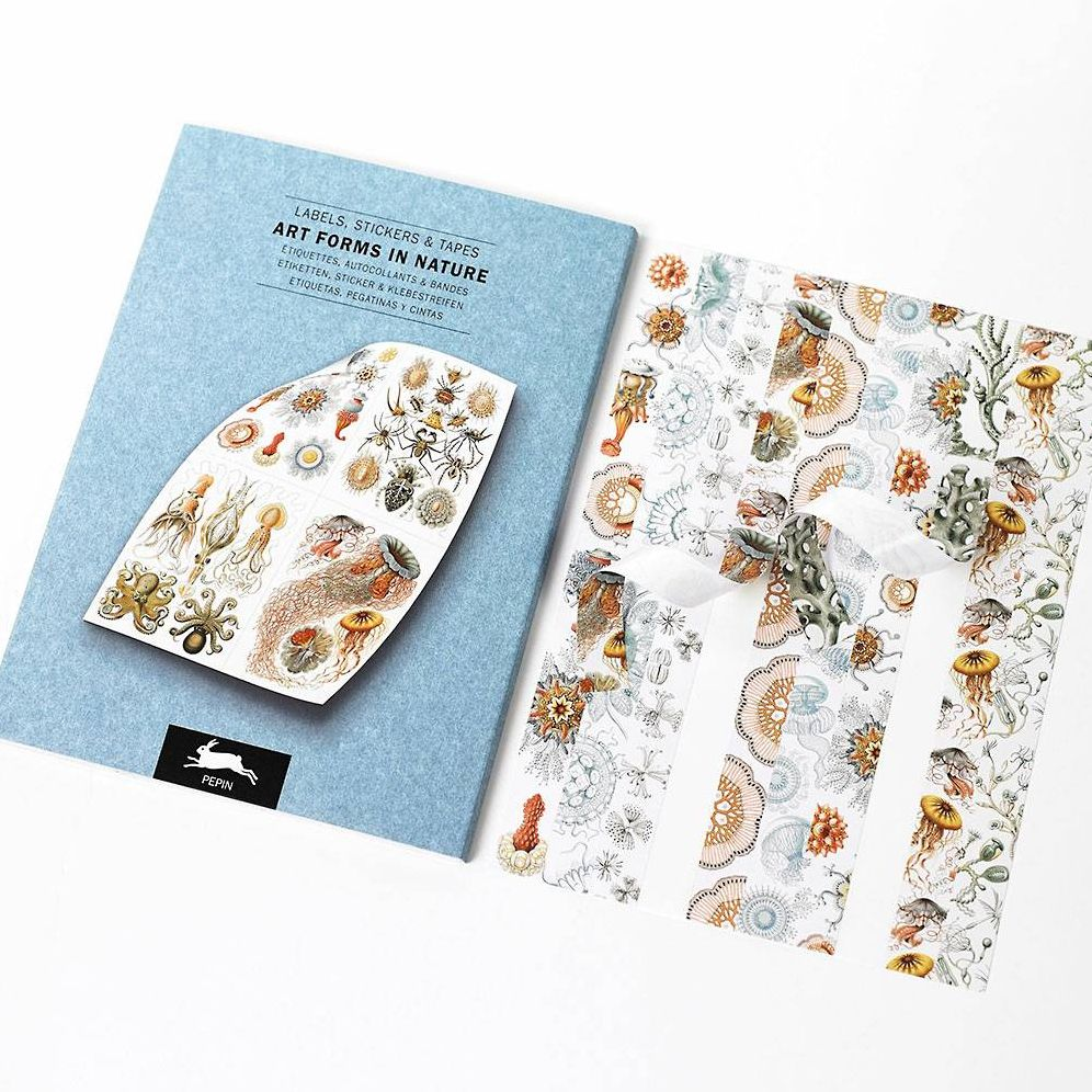 Art Forms in Nature Label, Sticker & Tape Book