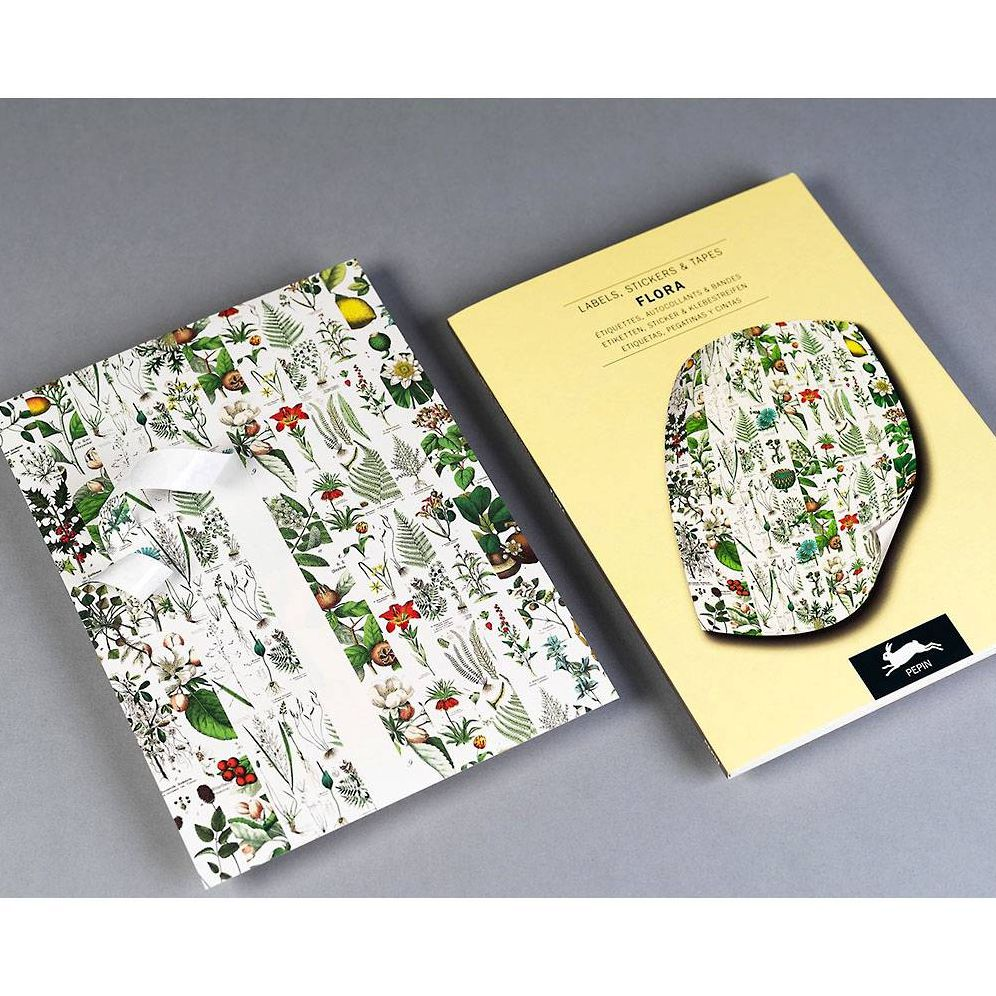 Flora Label, Sticker & Tape Book