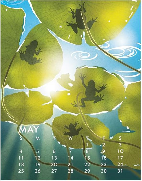 2025 Linnea Design Desktop Calendar