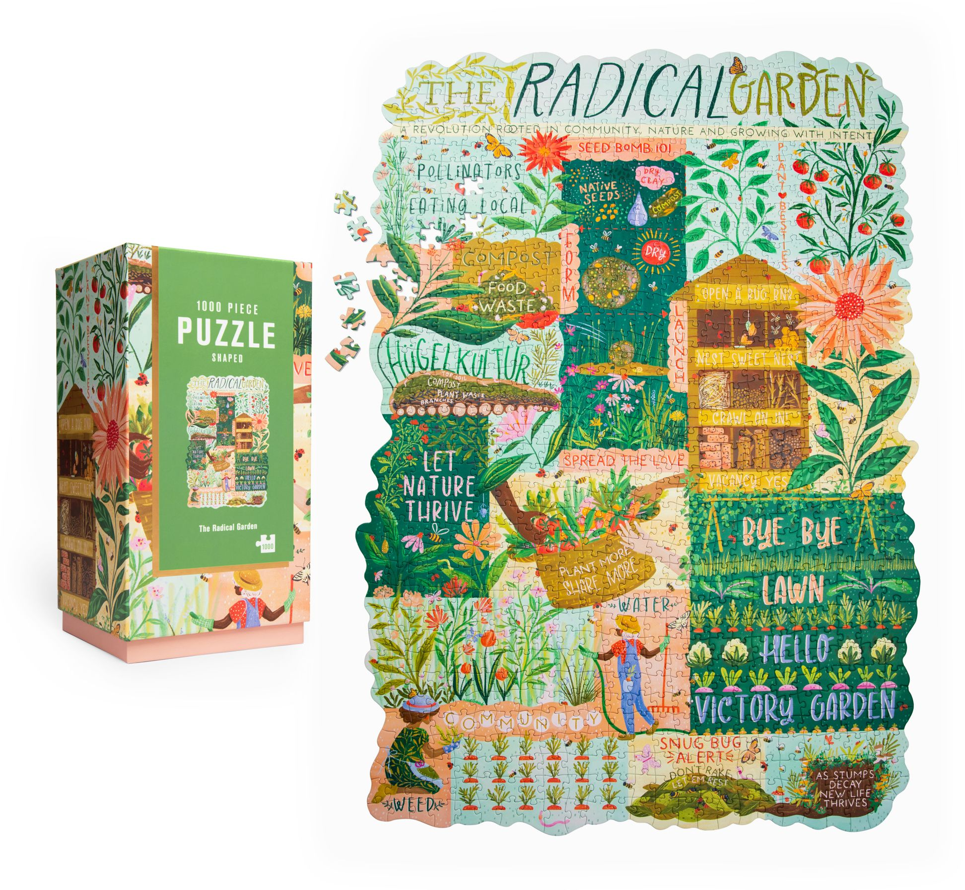 The Radical Garden 1000 Piece Puzzle