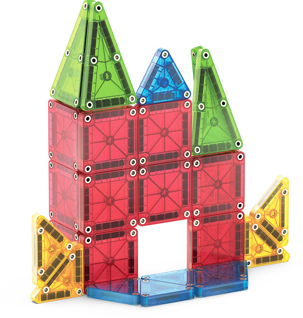 MAGNA-TILES microMAGS Travel Set, 26-Piece Magnetic Construction Set, The ORIGINAL Magnetic Building Brand