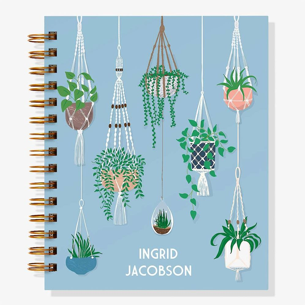 12-Month Hanging Plants Custom Planner