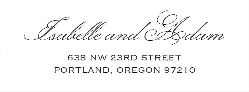 Antique Elegance Return Address Label