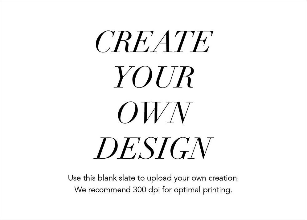 Upload Your Own Horizontal Design