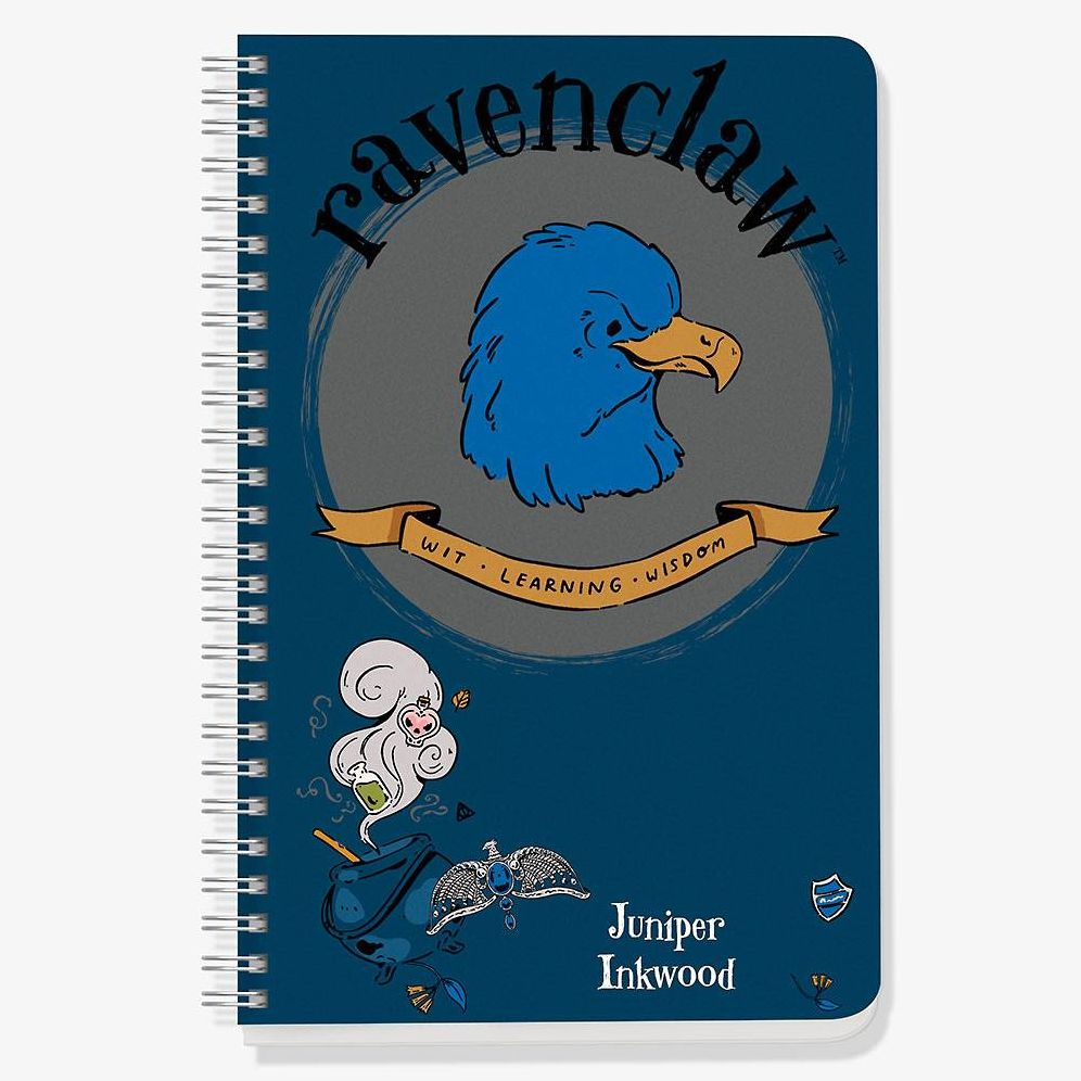 Ravenclaw Mascot Illustrated Academia Harry Potter Custom Journal