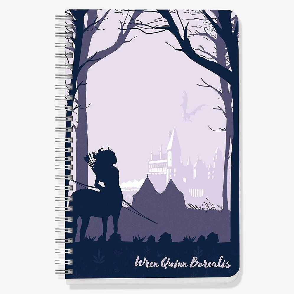 Forbidden Forest Purple Silhouette Harry Potter Custom Journal