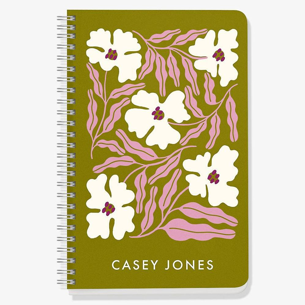 Funky Floral Custom Journal