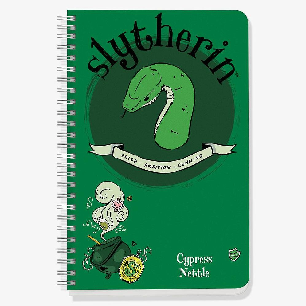 Slytherin Mascot Illustrated Academia Harry Potter Custom Journal