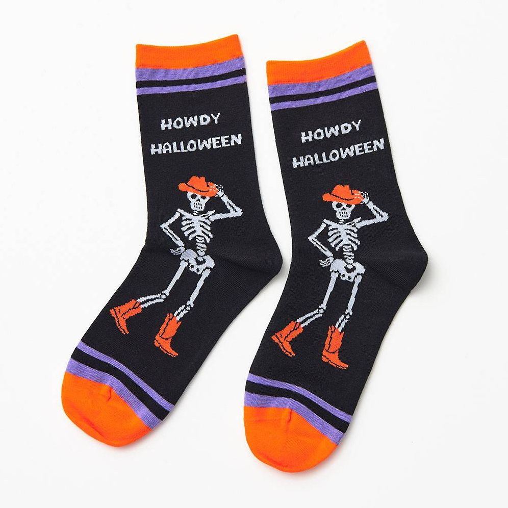 Howdy Halloween Socks