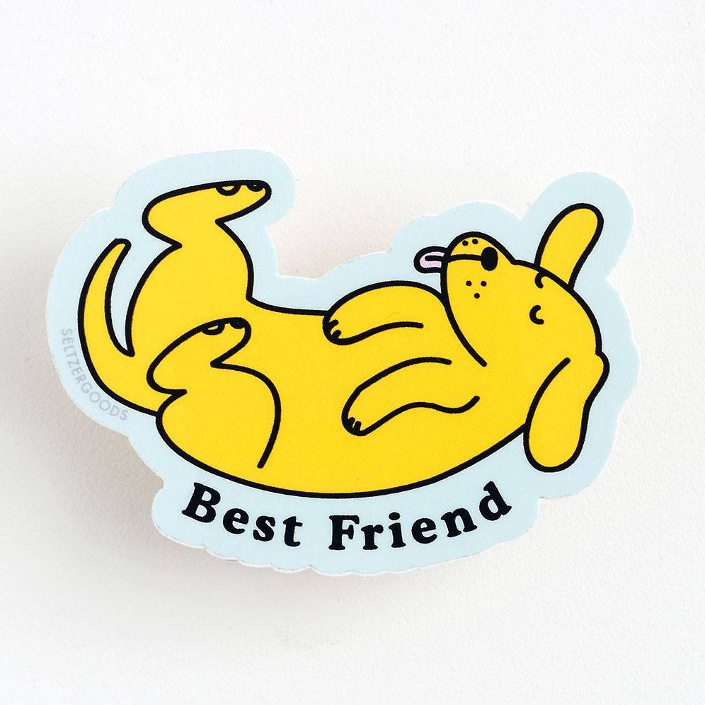 Best Friend Dog Sticker