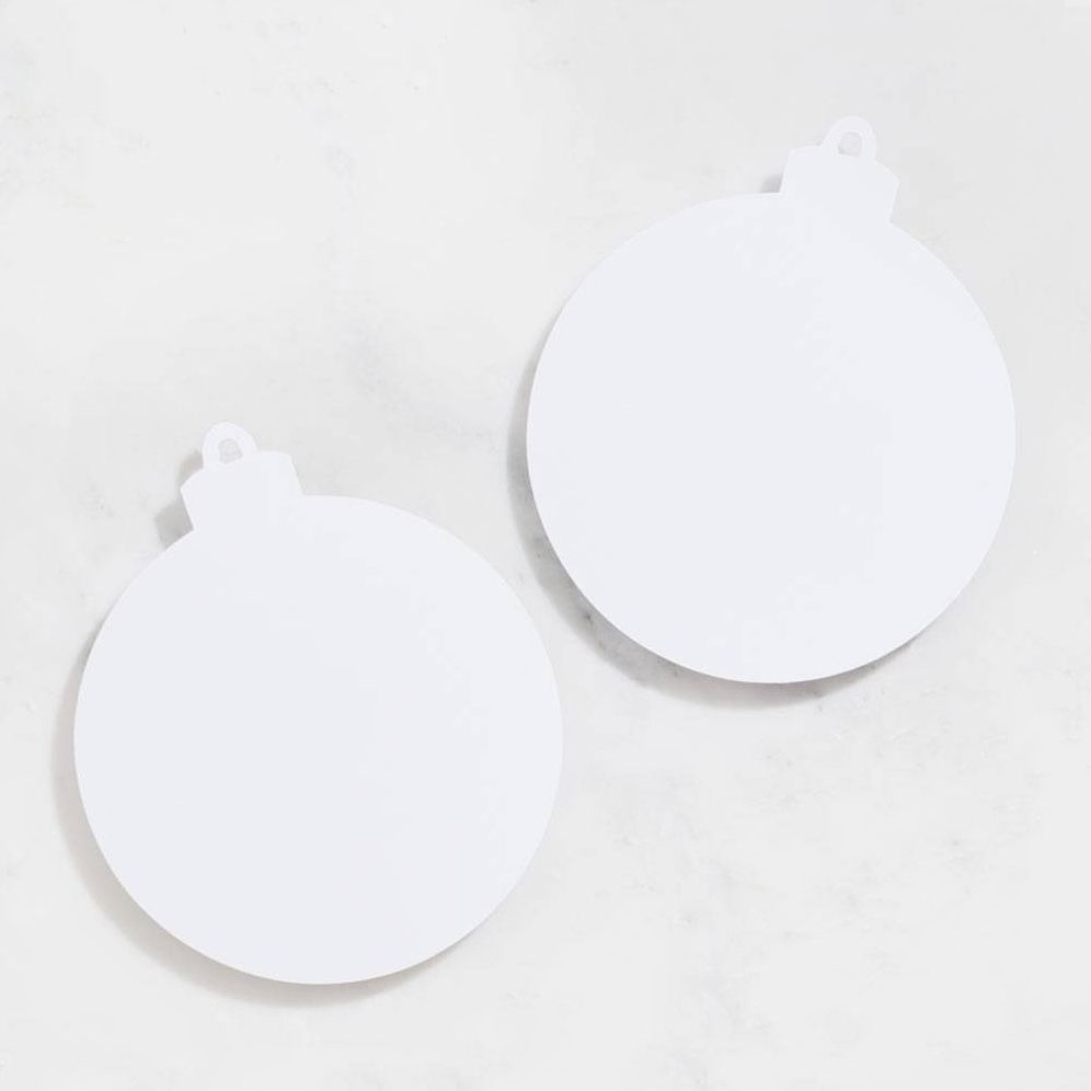 Pure White Ornament Cards