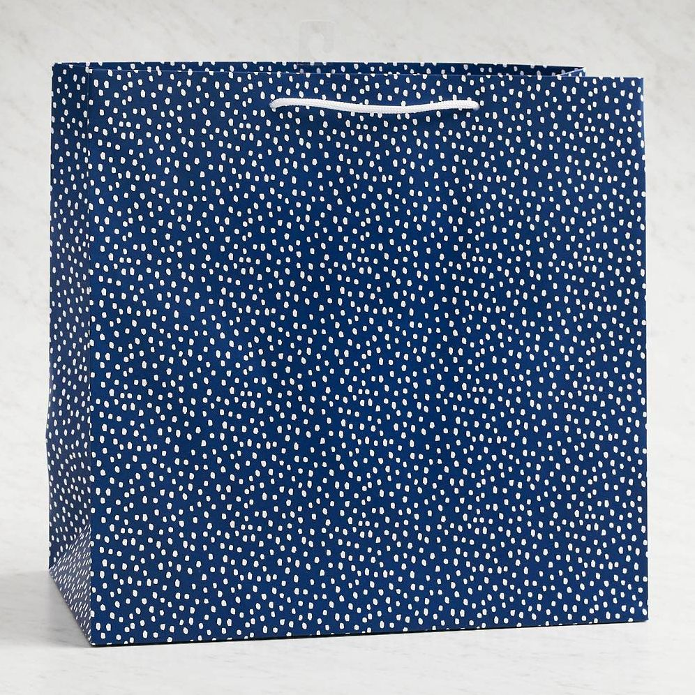 Navy Flurry Large Bag