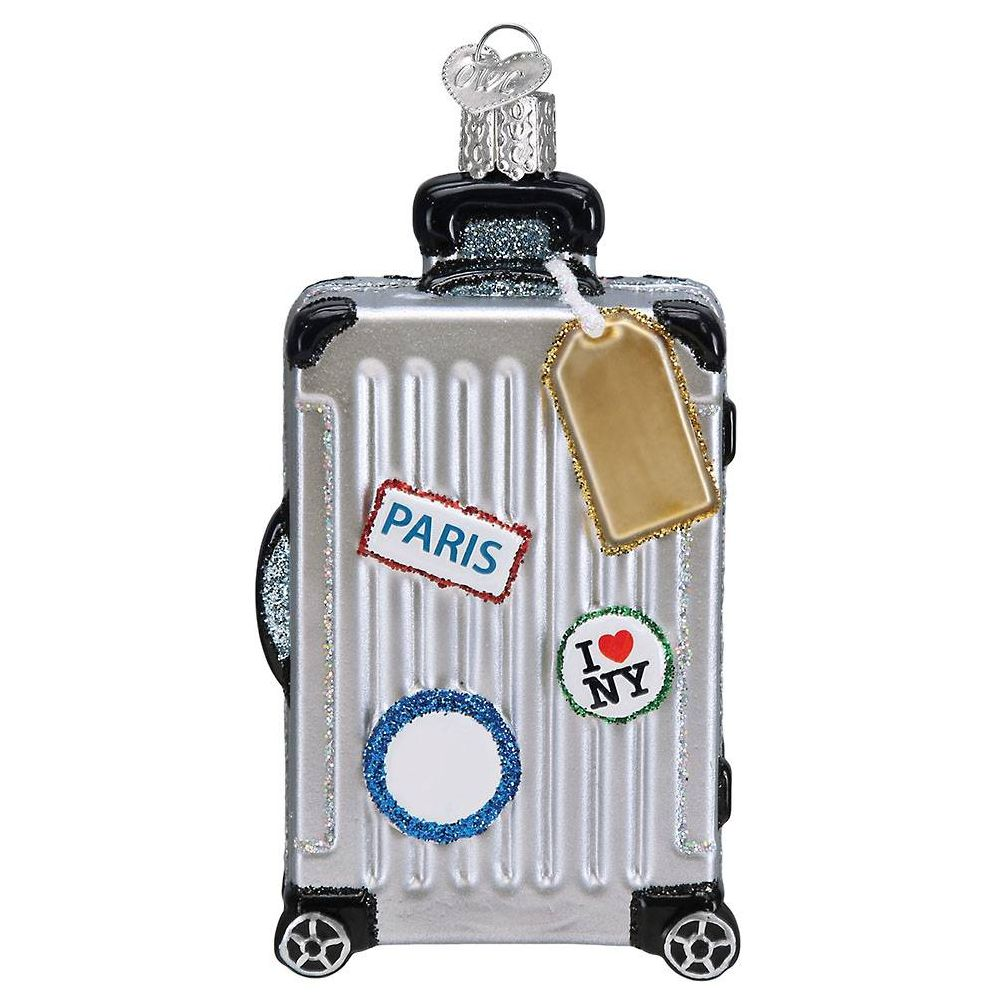 Rolling Suitcase Ornament